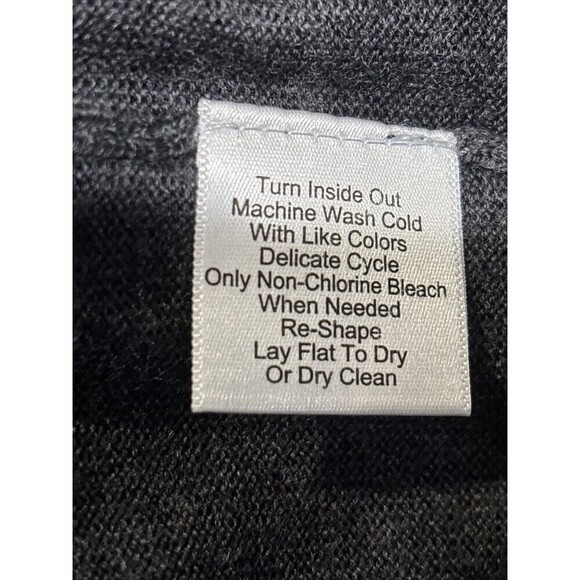 Jos A Bank Traveler 1/4 Zip Long Sleeve Sweater Men's Size 2XLT Merino Wool Grey - Picture 13 of 13